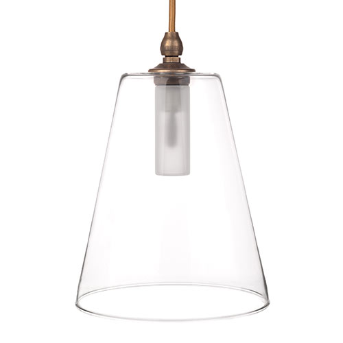 Evesham Bathroom Pendant in Antiqued Brass