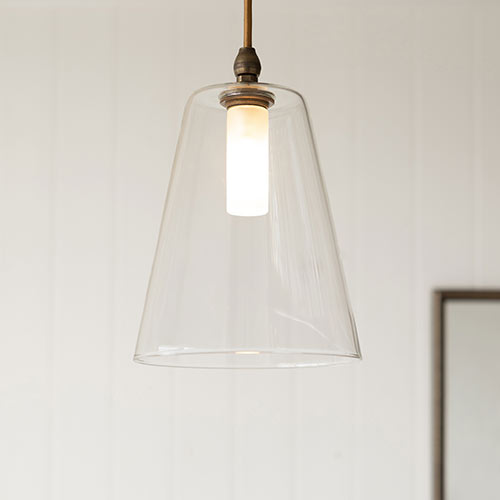 Evesham Brass Bathroom Pendant Light