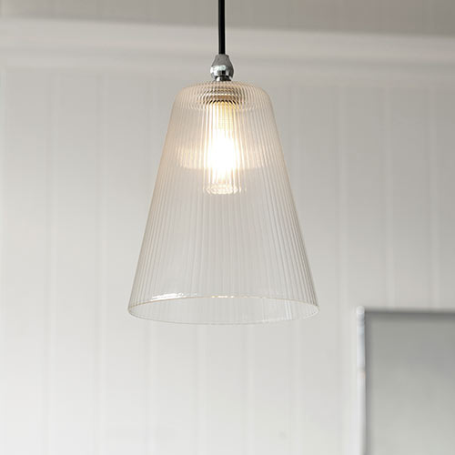 Evesham Nickel Bathroom Pendant Light