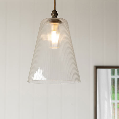 Evesham Brass Bathroom Pendant Light