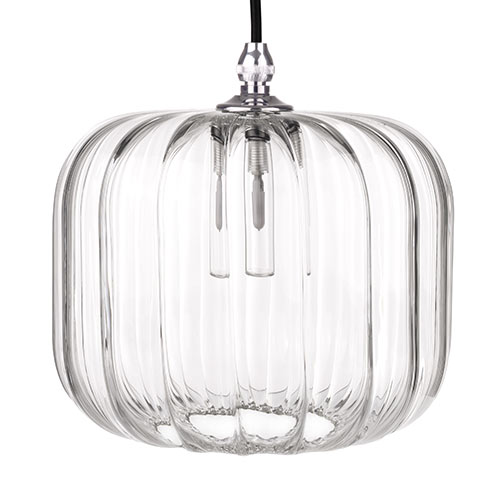 Addington Fluted Bathroom Wall Light In Nickel