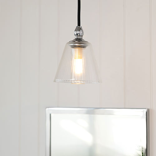 Newton Nickel Bathroom Pendant Light