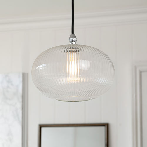 Camden Nickel Bathroom Pendant Light
