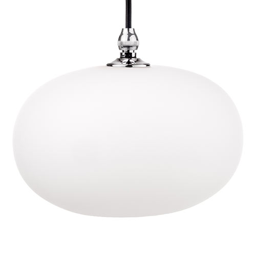 Camden Opal Bathroom Pendant in Nickel