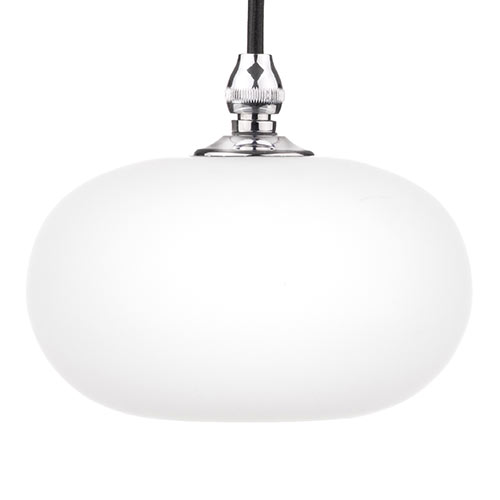 Hampstead Opal Bathroom Pendant in NIckel