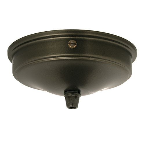 Charleston Ceiling Rose with Grip in Bronze Metallic