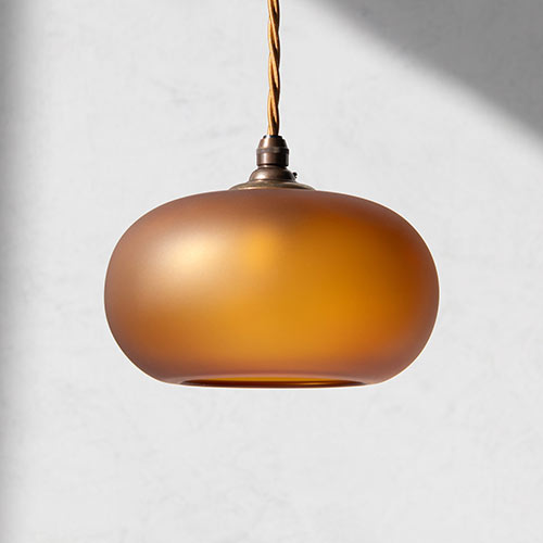 Hampstead Amber Pendant Light