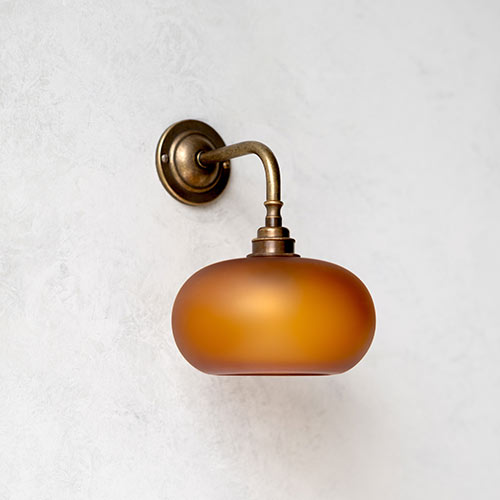 Hampstead Amber Wall Light