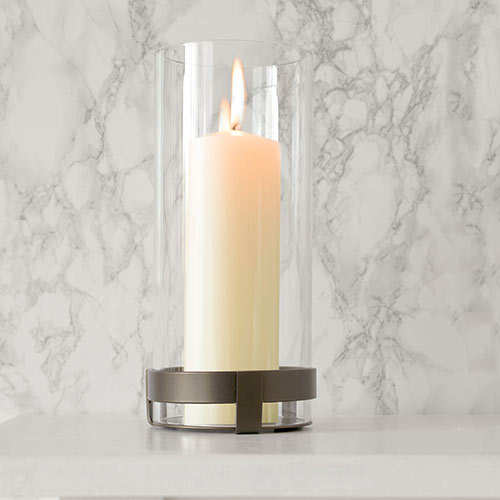 Penfold Hurricane Lamp in bronze metallic