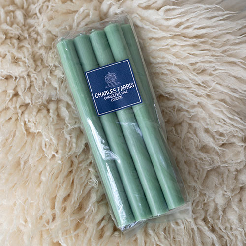 Charles Farris dining candles 