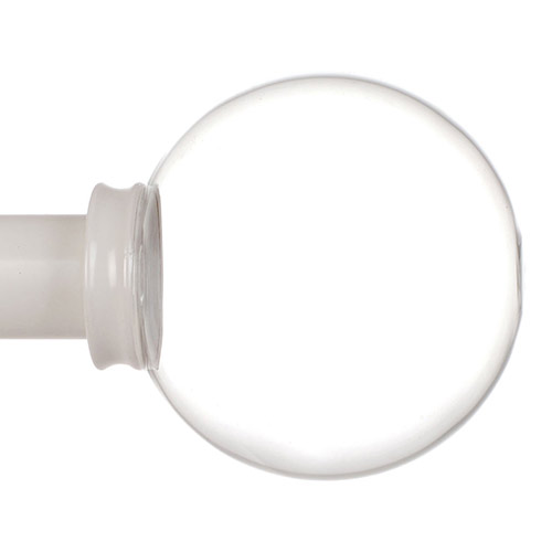 25mm Glass Finial in Clay