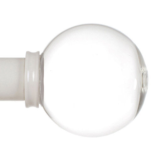 38mm Glass Finial in Clay