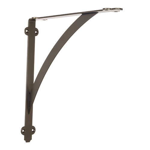 Large Brooklands Shelf Bracket in Bronze Metallic