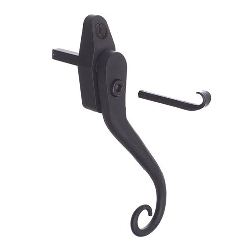 Monkey Tail Espagnolette (Left Side) in Matt Black