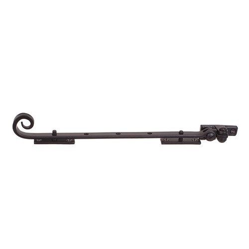30cm Monkey Tail Window Stay in Matt Black
