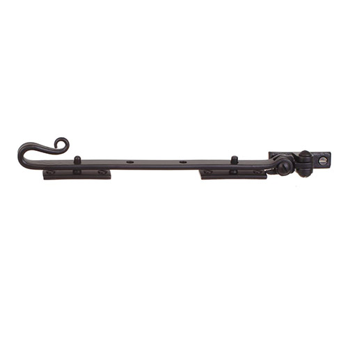 25cm Shepherd's Crook Window Stay in Matt Black