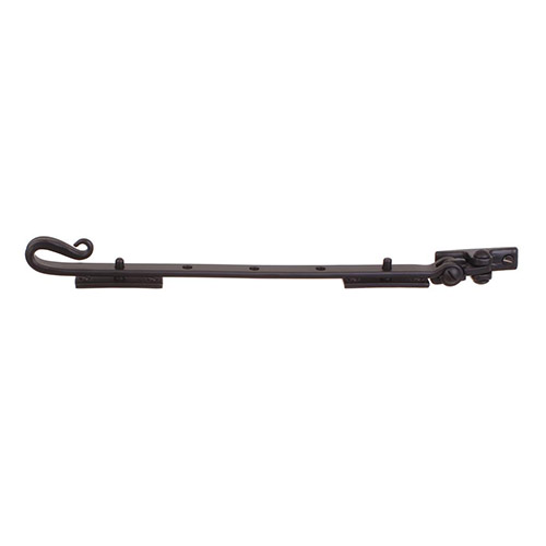 30cm Shepherd's Crook Window Stay in Matt Black