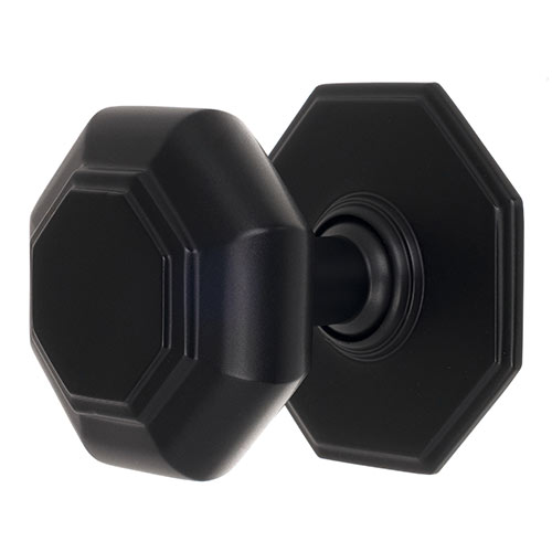 Shaftsbury Centre Door Pull in Matt Black