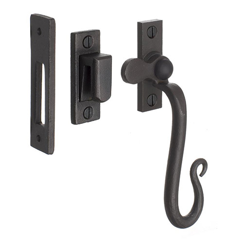 Left Shepherd's Crook Window Latch Beeswax