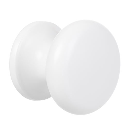 Large Napier Cupboard Knob in Matt White