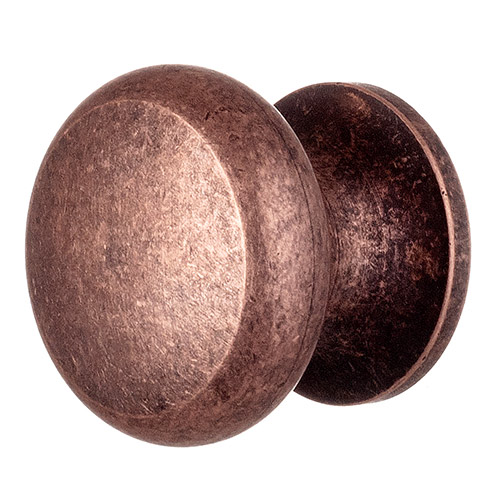 Large Napier Cupboard Knob in Heritage Copper