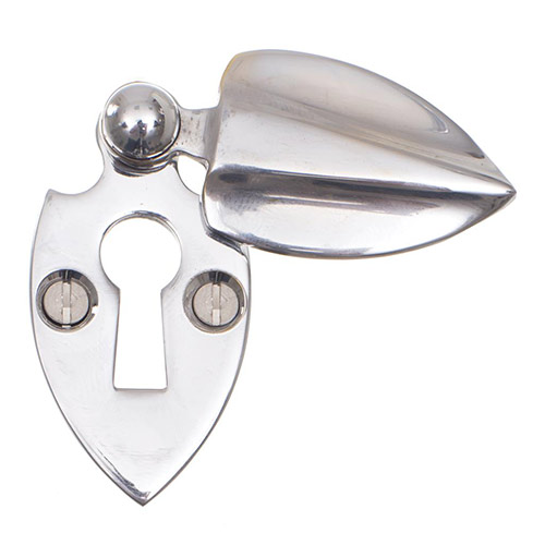 Islay Escutcheon Plate & Flap in Nickel(discontinued, only stock shown available)