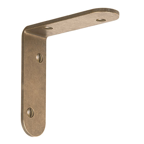Ashford Shelf Bracket In Antiqued Brass