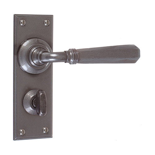 Chester Handle, Ripley Privacy Plate, Polished