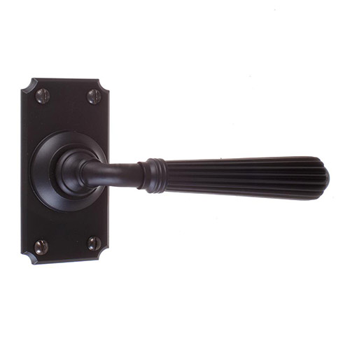 Bromley Handle, Ilkley Short Plate, Matt Black