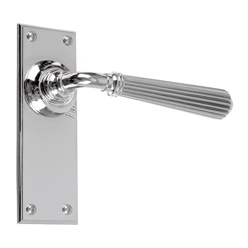 Bromley Handle, Ripley Plain Plate, Nickel