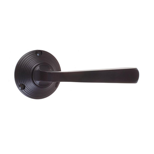 Manson Handle, Reeded Plate, Matt Black