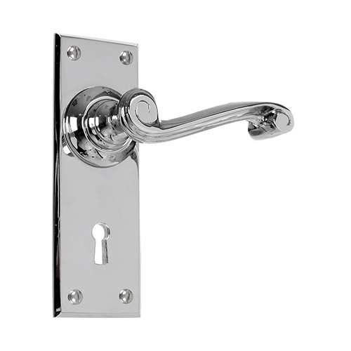 Regency Handle, Bristol Keyhole Plate, Nickel