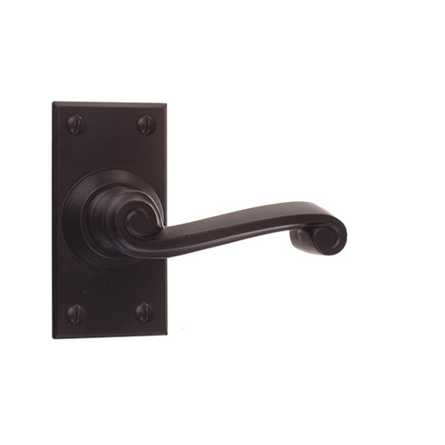 Regency Handle, Bristol Short Plate, Matt Black