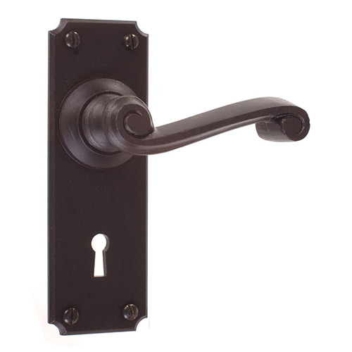 Regency Handle, Ilkley Keyhole Plate, Beeswax