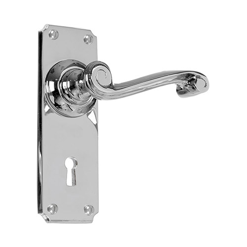 Regency Handle, Ilkley Keyhole Plate, Nickel