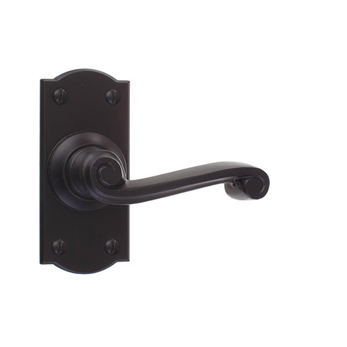 Regency Handle, Nowton Short Plate, Matt Black