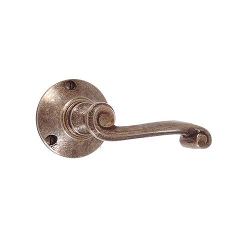 Regency Handle, Rowley Plate, Antiqued Brass