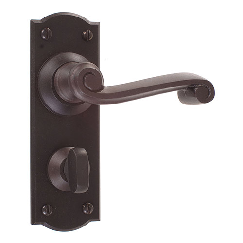 Regency Handle, Nowton Privacy Plate, Beeswax