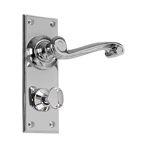 Regency Handle, Ripley Privacy Plate, Nickel