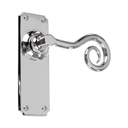 Curled Handle, Ilkley Plain Plate, Nickel