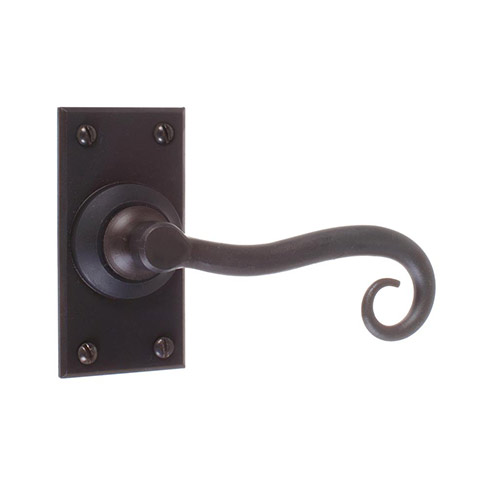 Scrolled Handle, Bristol Short Plate, Beeswax