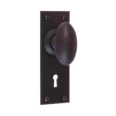 Downley Knob, Bristol Keyhole Plate, Beeswax