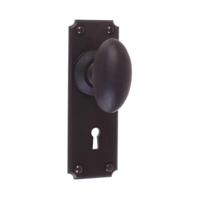 Downley Knob, Ilkley Keyhole Plate, Beeswax