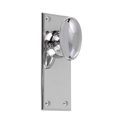 Downley Knob, Ripley Plain Plate, Nickel