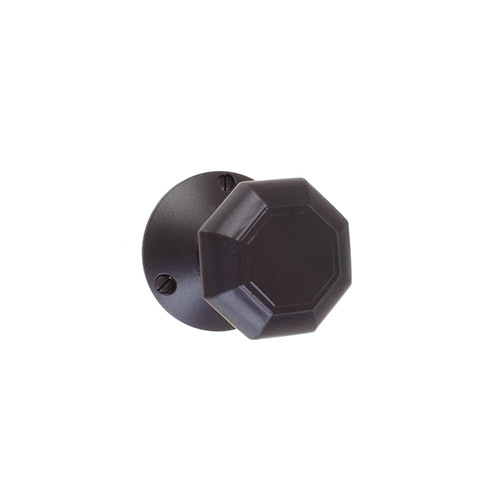 Shaftesbury Knob, Rowley Plate, Matt Black