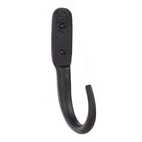 13cm Barn Wall Hook in Matt Black