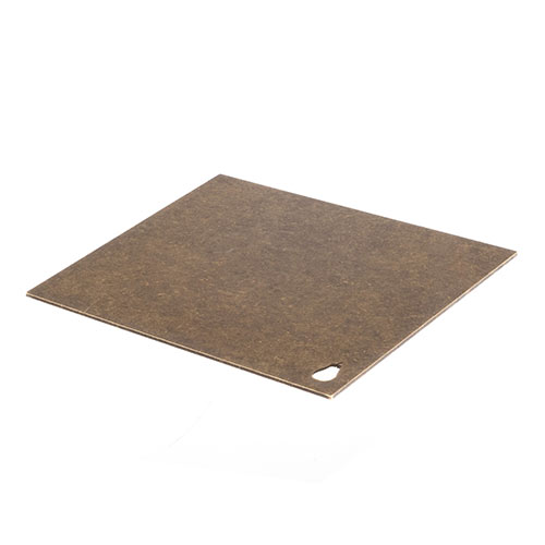 Square Coaster in Lacquered Antiqued Brass