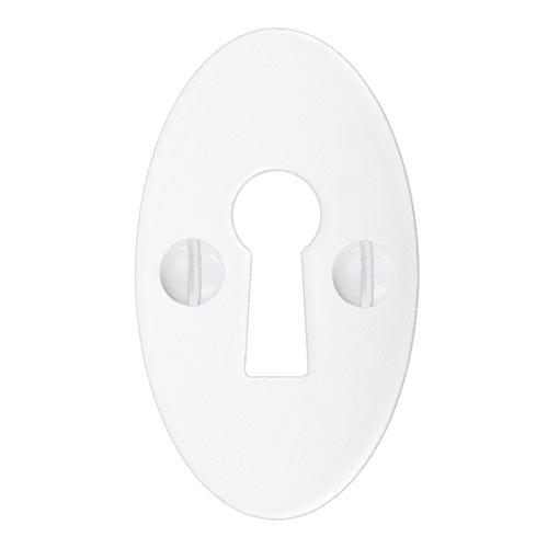 Whatfield Escutcheon Plate in Gloss White