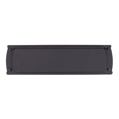Large Internal Letter Plate in Matt Black