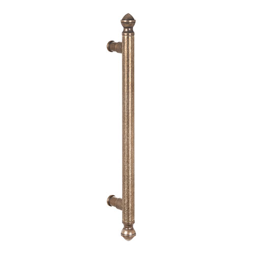 Medium Acorn Pull Handle in Antiqued Brass